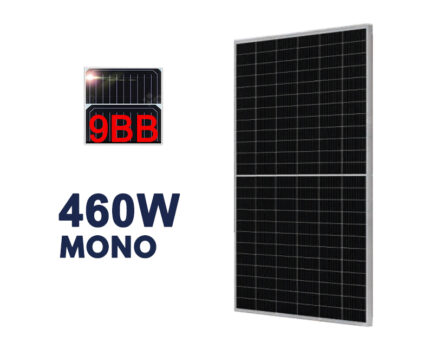 Premium Grade A 12V/24V/36V/48V Mono 455W/460w Solar Panel 9 Bus Bar