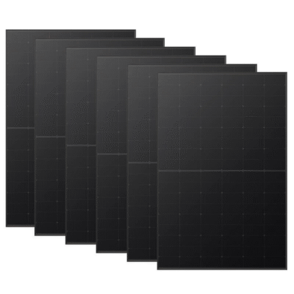 6 Pcs - LONGi Hi-MO LR5-54HTB HPBC Mono 440W Solar Panel Low Light Performance