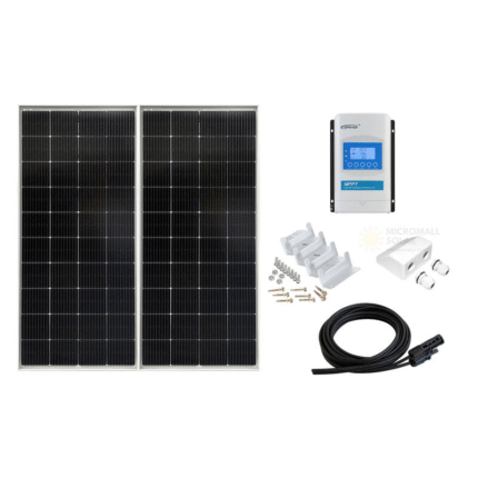 250W Mono Solar Panel Kit with EPEVER 40A MPPT Controller & Aluminium Mounting