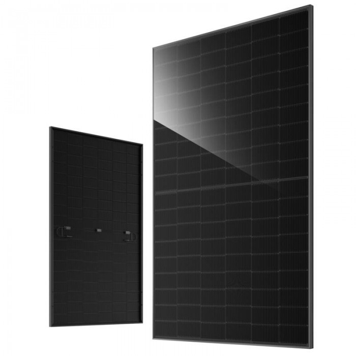 JA Solar 445W Solar Panel Full Black Bifacial Topcon N-Type Mono Half-Cell - 主图