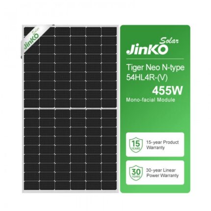 Jinko Solar Tiger Neo N type Mono-crystalline 455W Solar Panel - 附加图 1