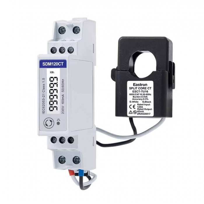 Eastron SDM120CT Modbus Energy Meter 100A/40mA - 主图